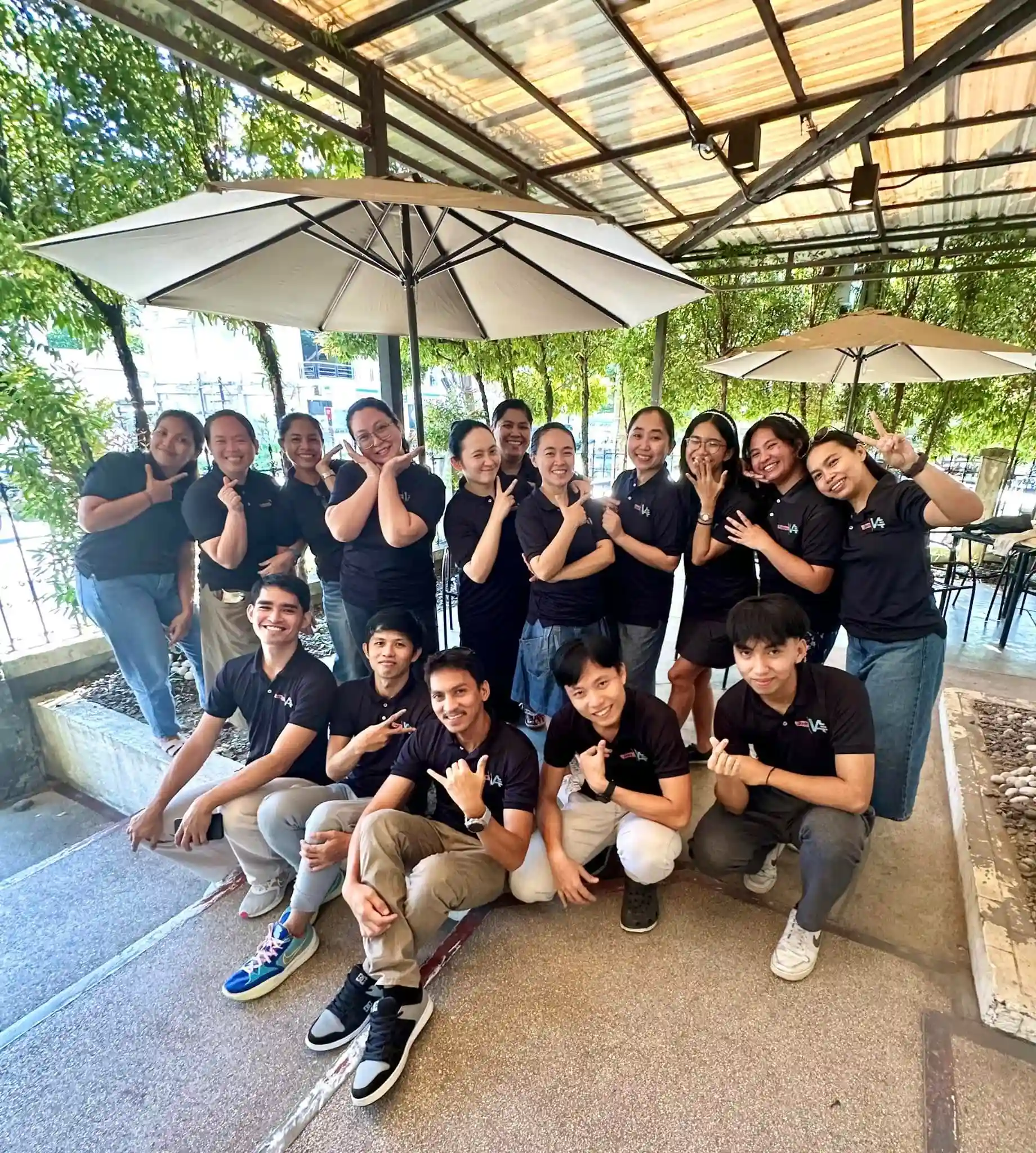 Team Picture of Virtually Assistant outside the establishment.